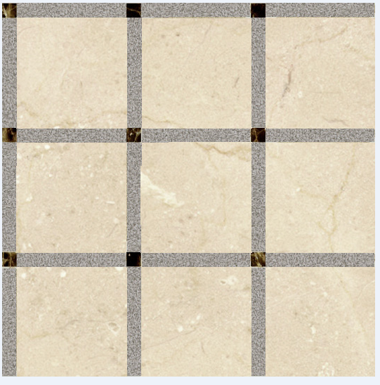 Common tile block design dwg file