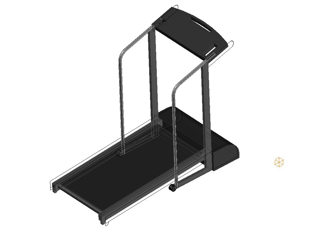 Common trade-male block 3d drawing details dwg file