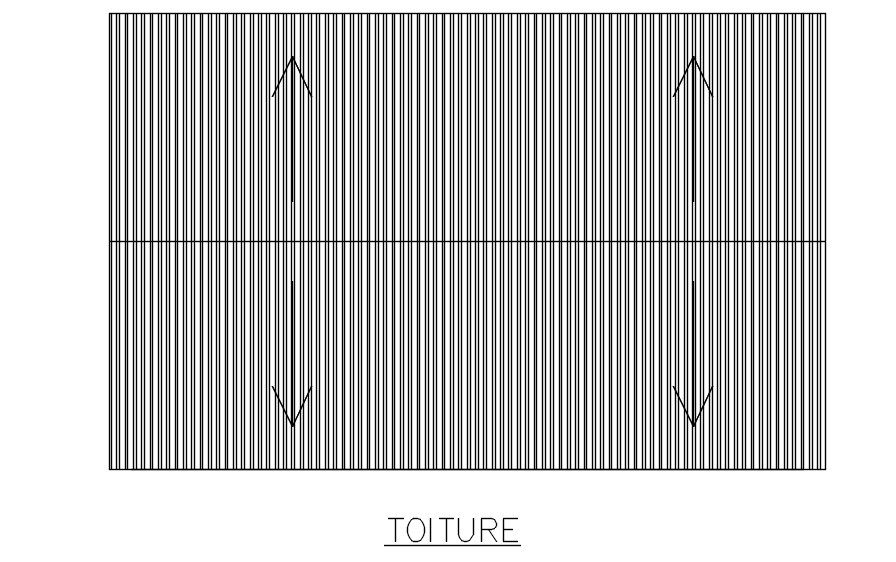 Common toilet roof details in AutoCAD, dwg file.