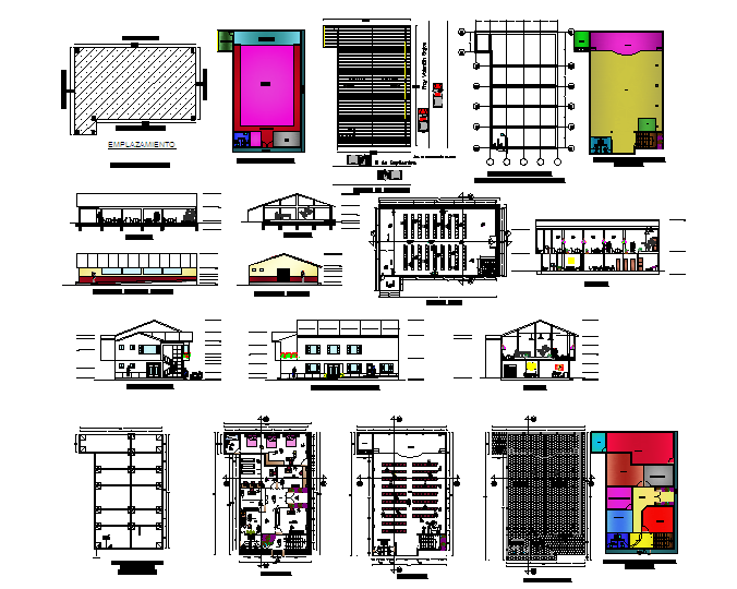 Communal House plan Detail