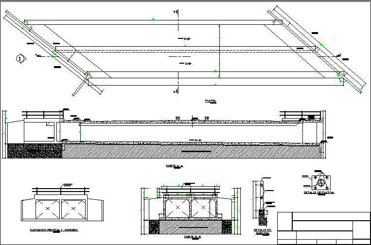 Complete sectional detail