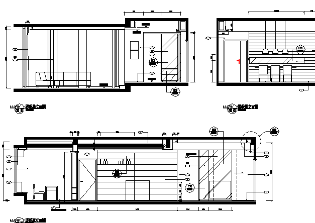 Complete sectional details dwg file