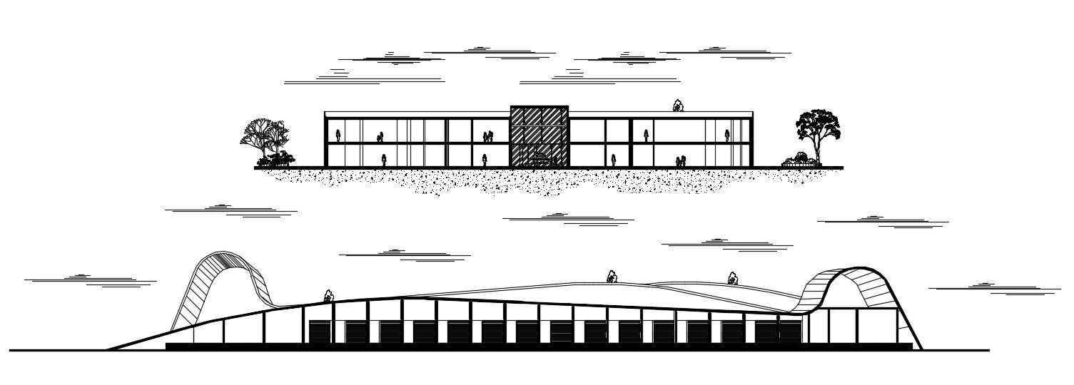 Complex Elevation Free CAD Drawings