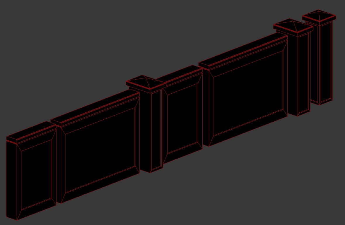 Compound Boundary Wall Design 3ds Max File Free Download