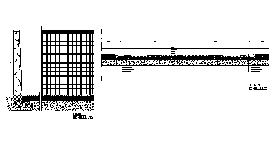 Concrete Floor section Free Download DWG File