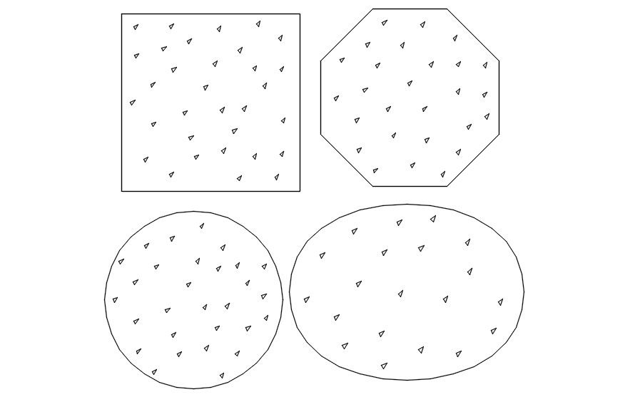 Concrete hatch cad blocks in AutoCAD, dwg file.