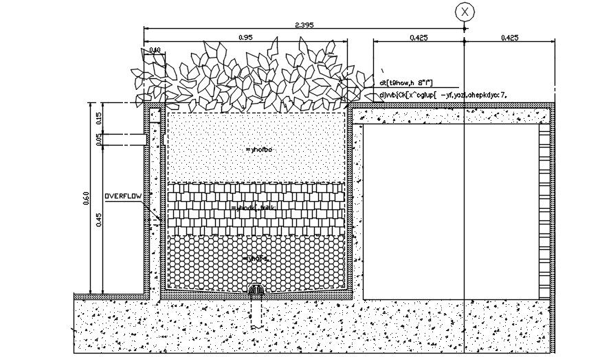 Concrete plant pot garden section details are given in this AutoCAD 2D DWG file.Download the AutoCAD 2D DWG file.