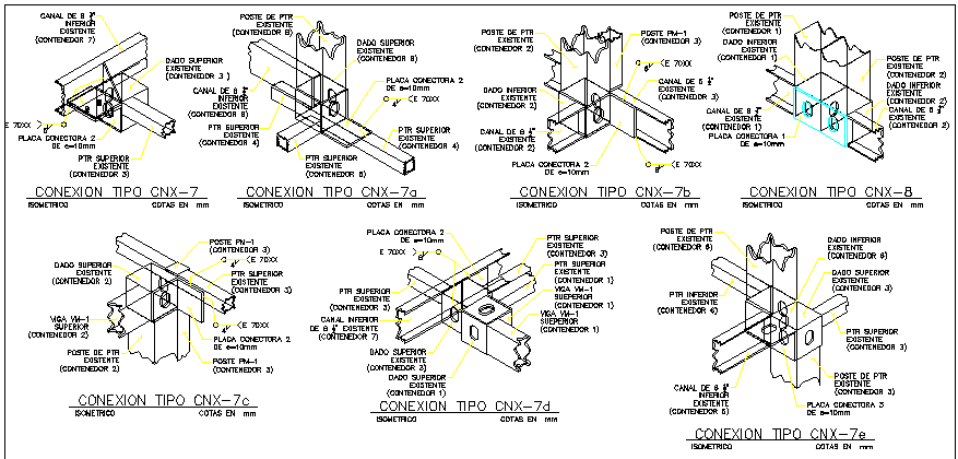 Connection type electric installation details of mobile office dwg file