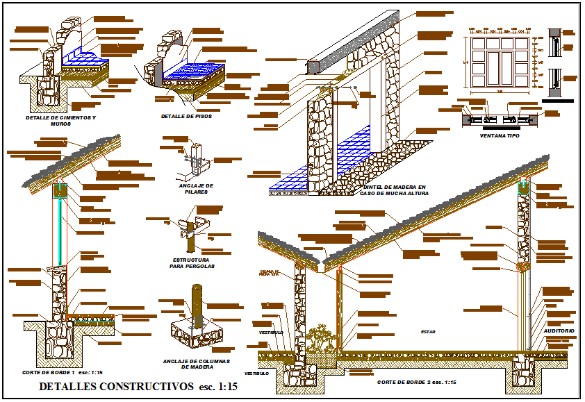 Construction Design with door detail