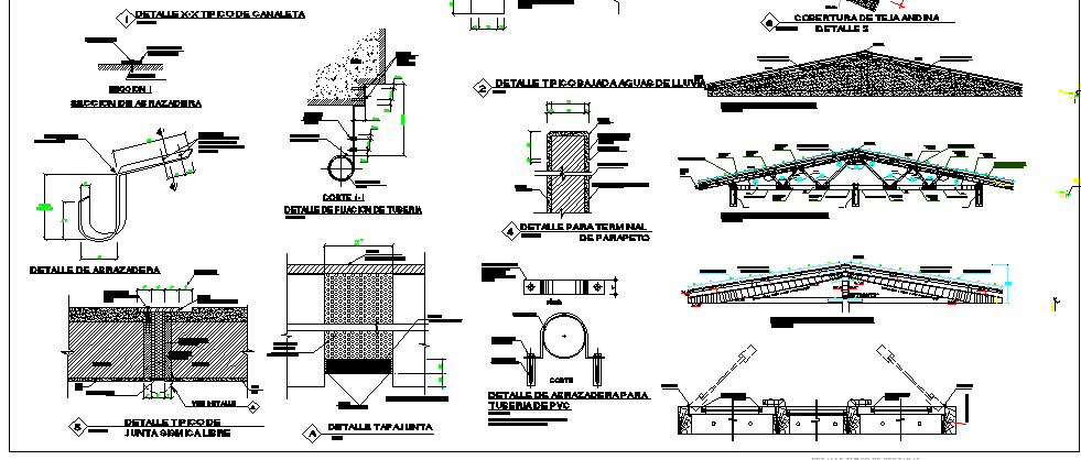 Construction Details of Draft Local Community Office Architecture Layout dwg file