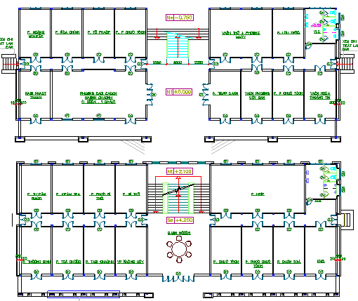 Construction Details of Government Head Quarters Design dwg file
