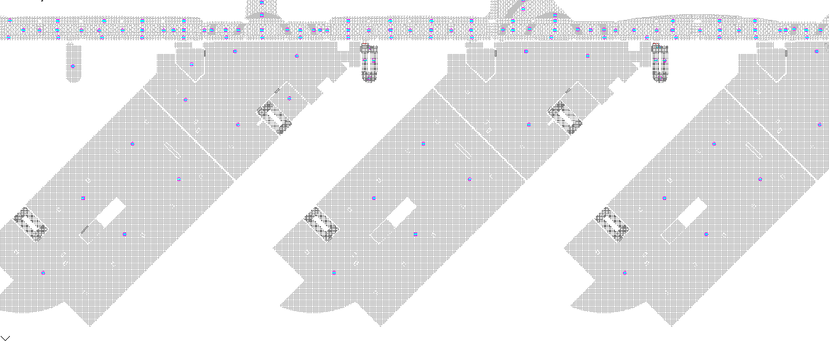 Construction Details of Roof Floor of Resort dwg file