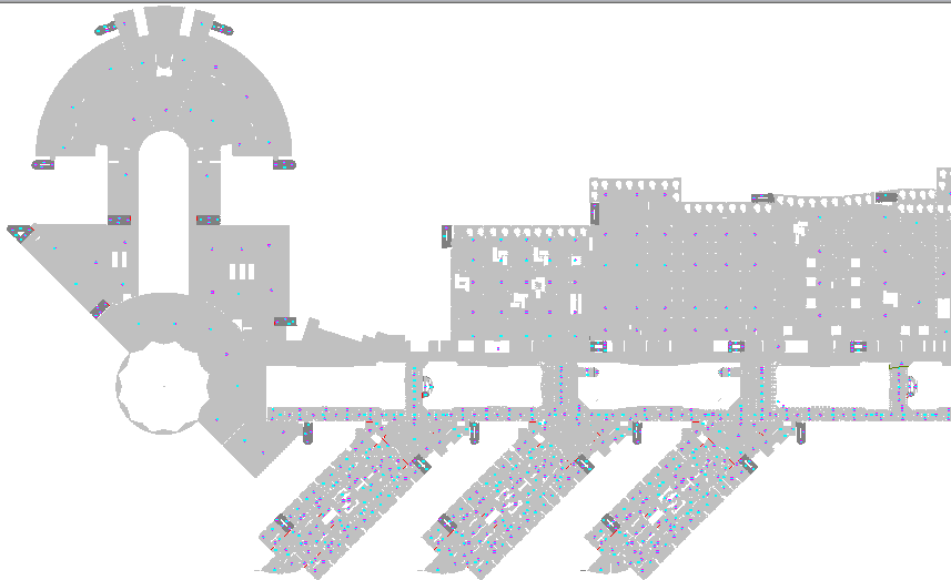 Construction Details of Second Floor of Resort dwg file