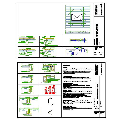 Construction detail drawing deck.