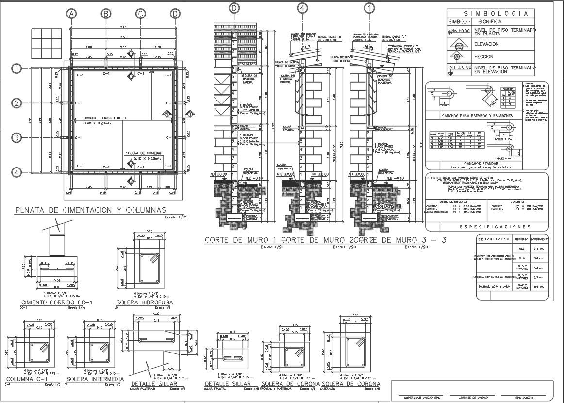 Construction detail dwg file