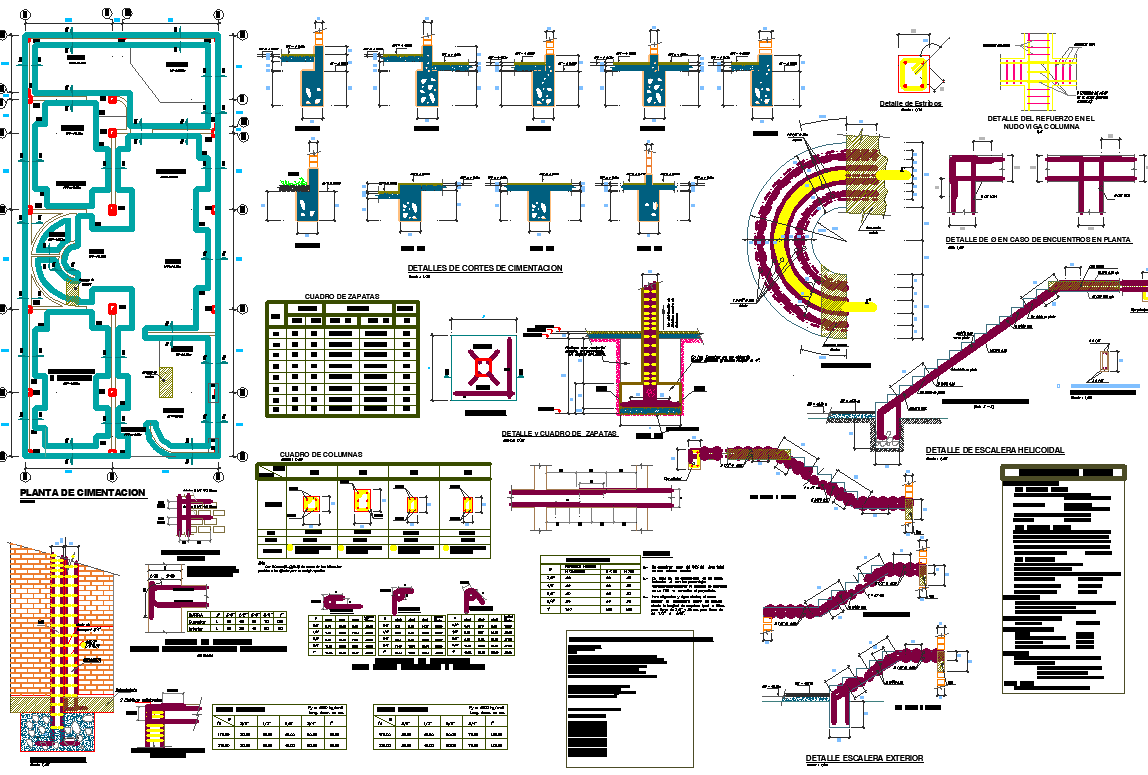 Construction detail dwg file