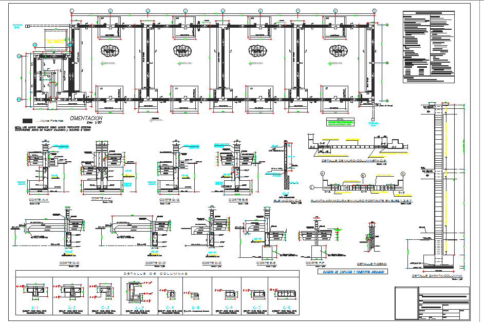 Construction detail dwg file