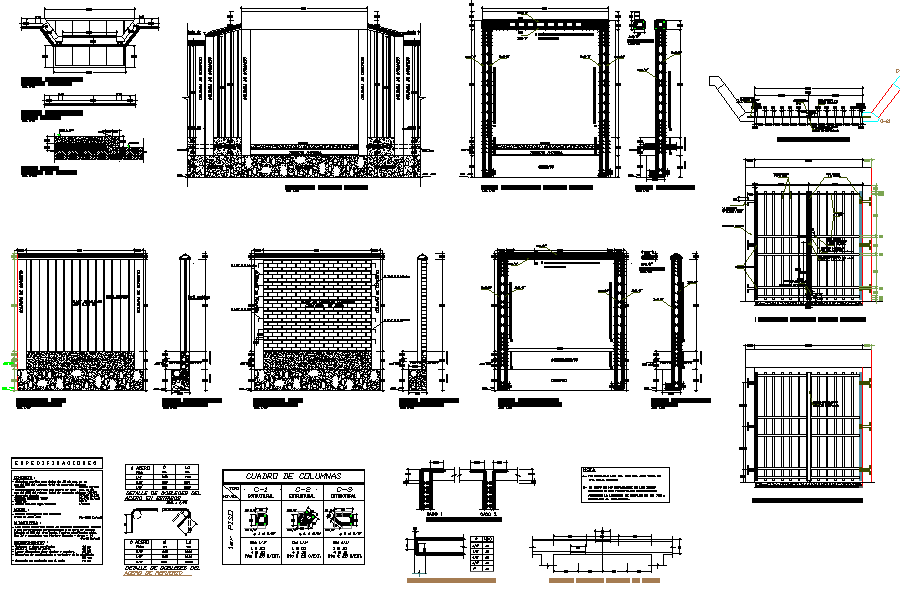 Construction detail dwg file