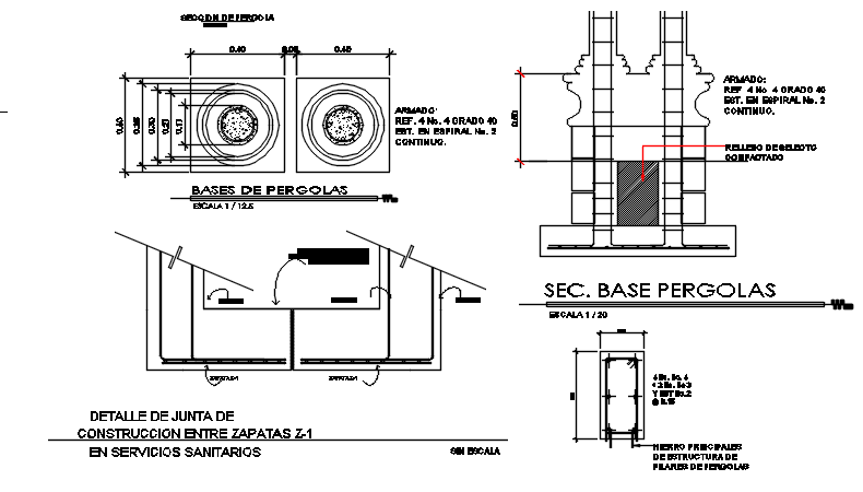 Construction detail dwg file