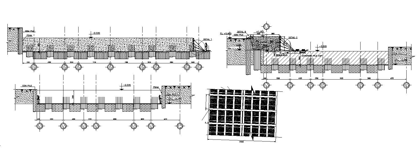 Construction Detail Drawing In AutoCAD File 
