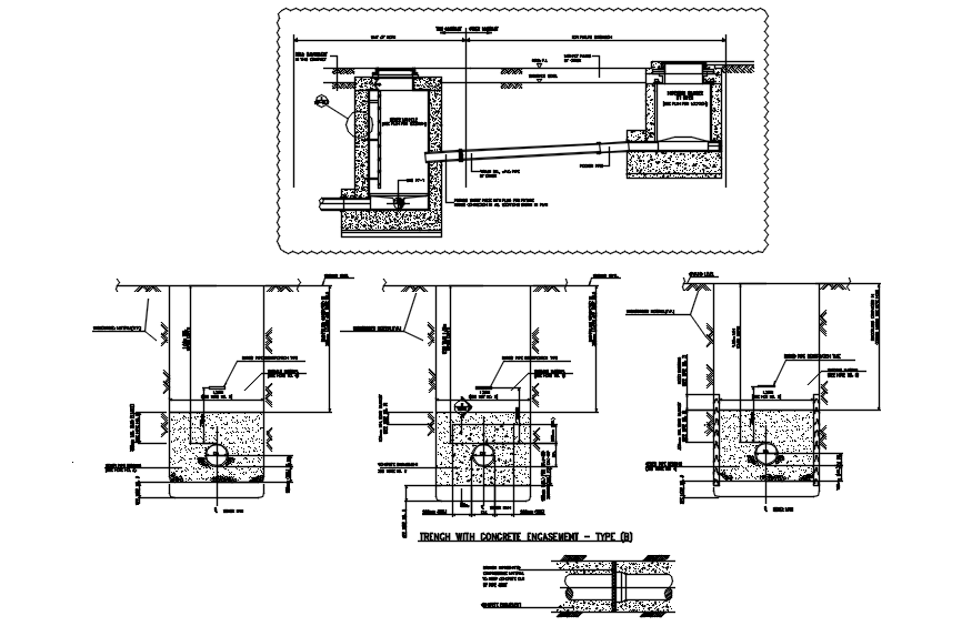 Construction detail in dwg file