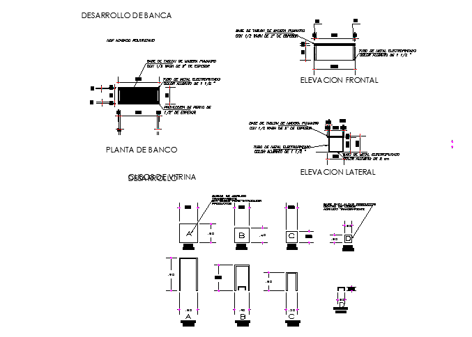 Construction detail layout plan dwg file