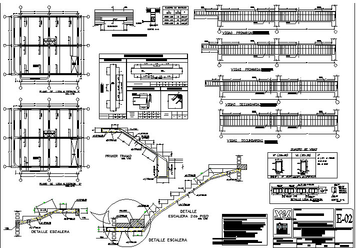 Construction detail layout plan dwg file