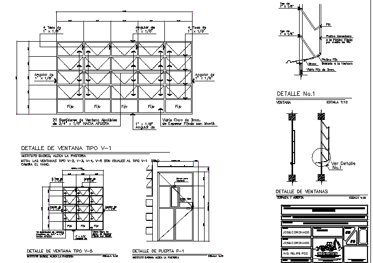 Construction detail layout plan dwg file