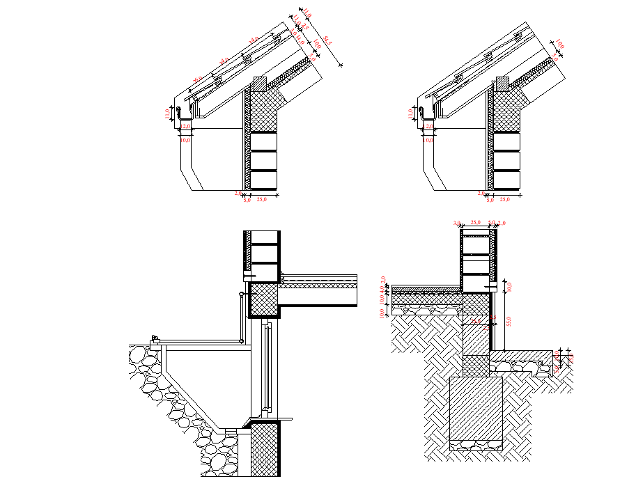 Construction details dwg file