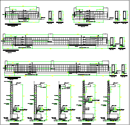 Construction details of Multi-Family Residential Building dwg file