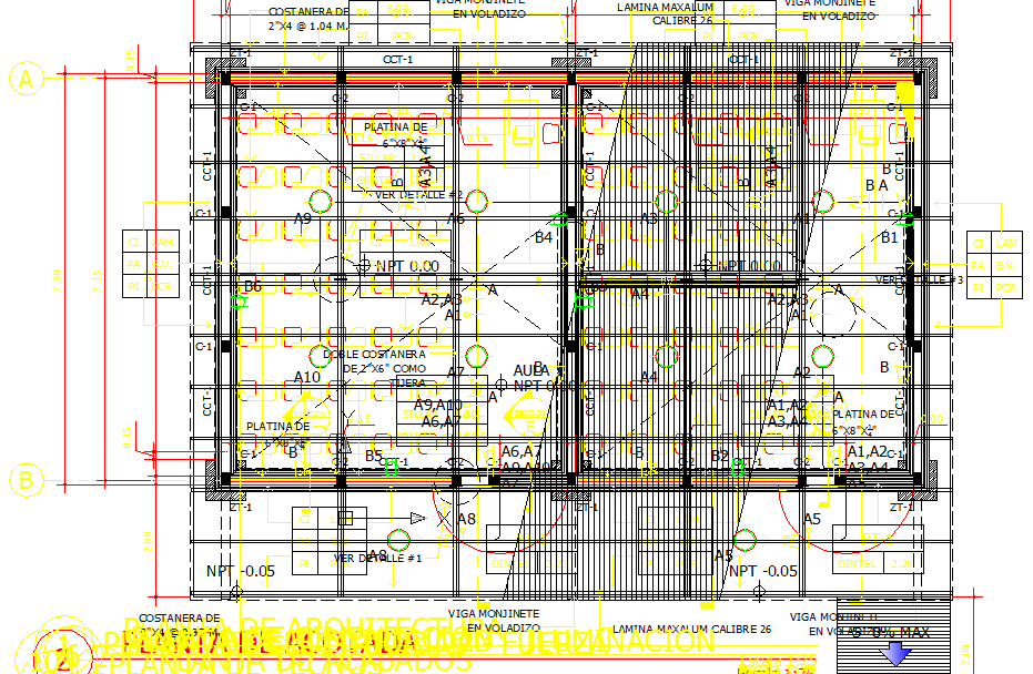 Construction elementary school layout plan dwg file