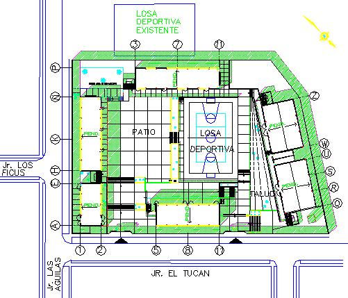 Construction layout plan