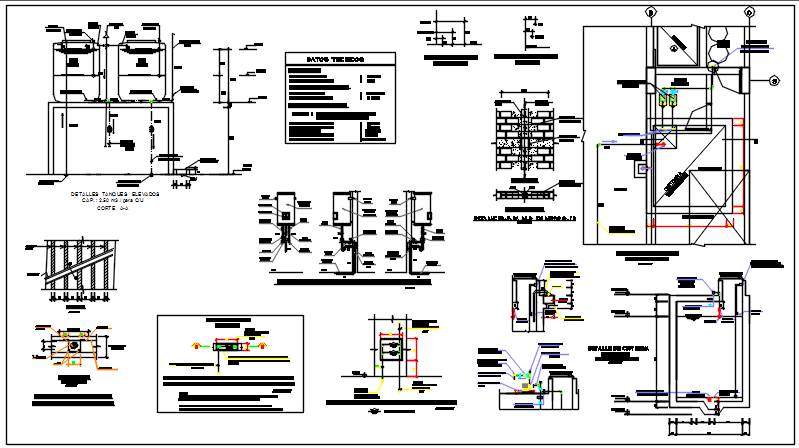 Construction plan detail dwg file