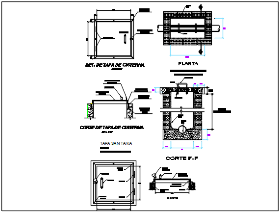 Construction plan detail dwg file