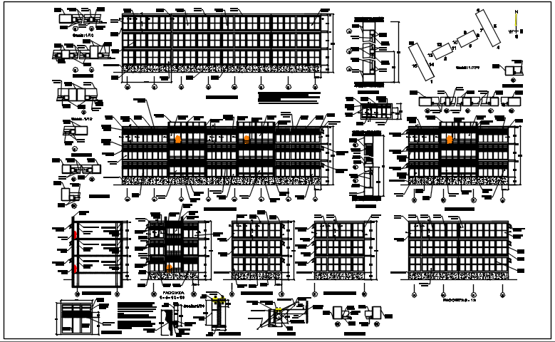 Construction plan detail dwg file