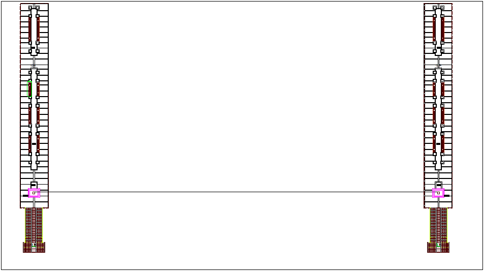 Construction view of park area dwg file