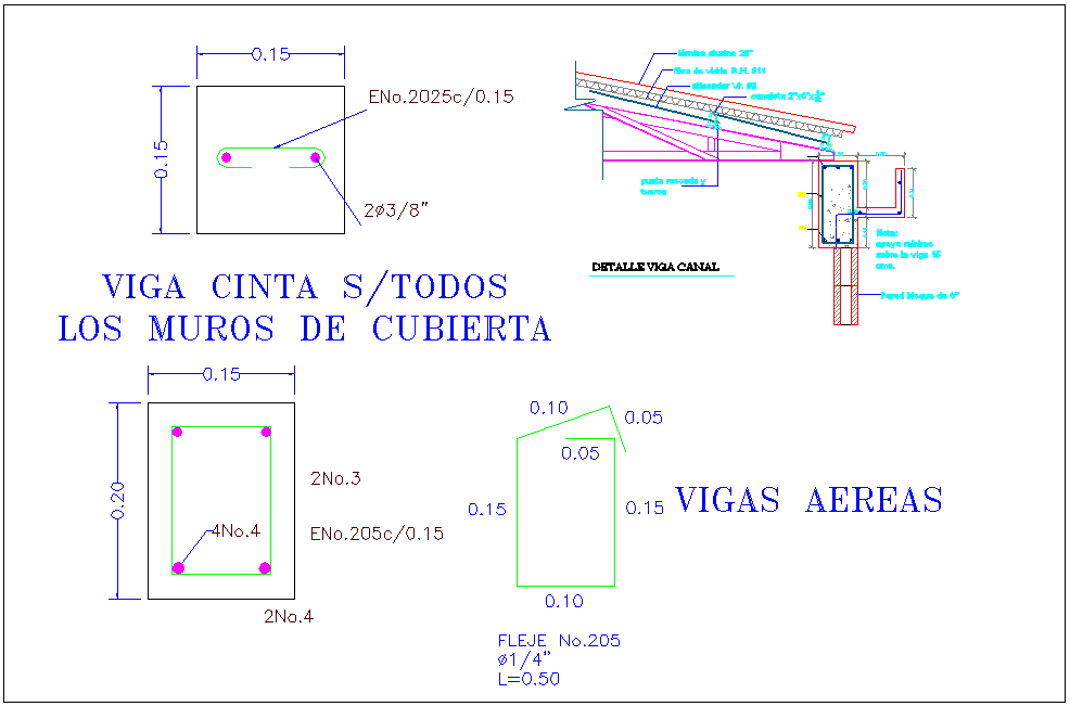Construction view of wall with channel beam detail for office area dwg file