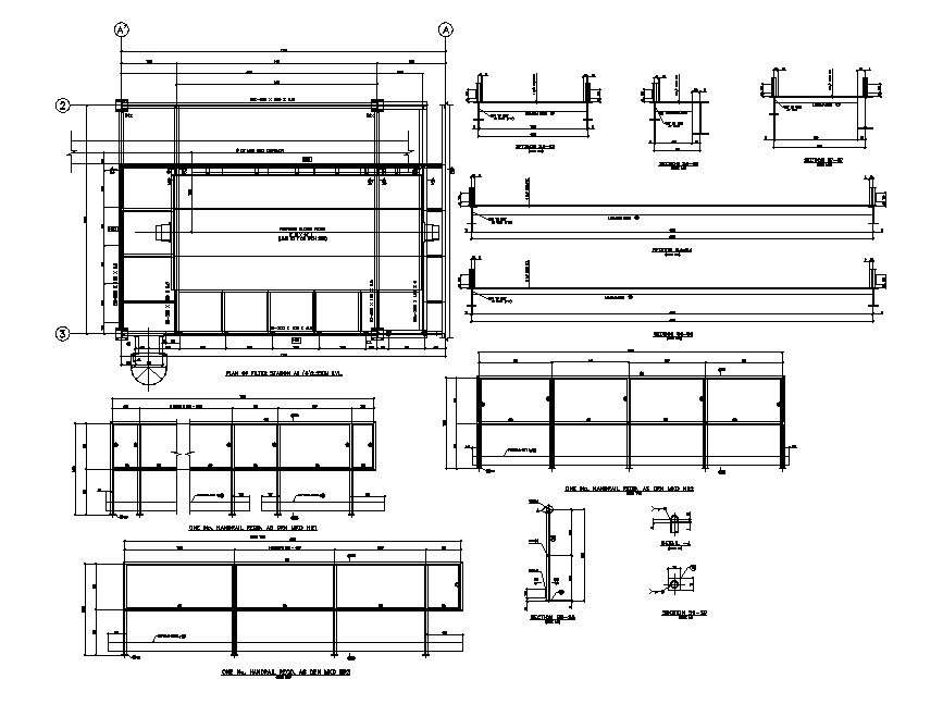 Construction Beam Section Free CAD Drawing DWG File