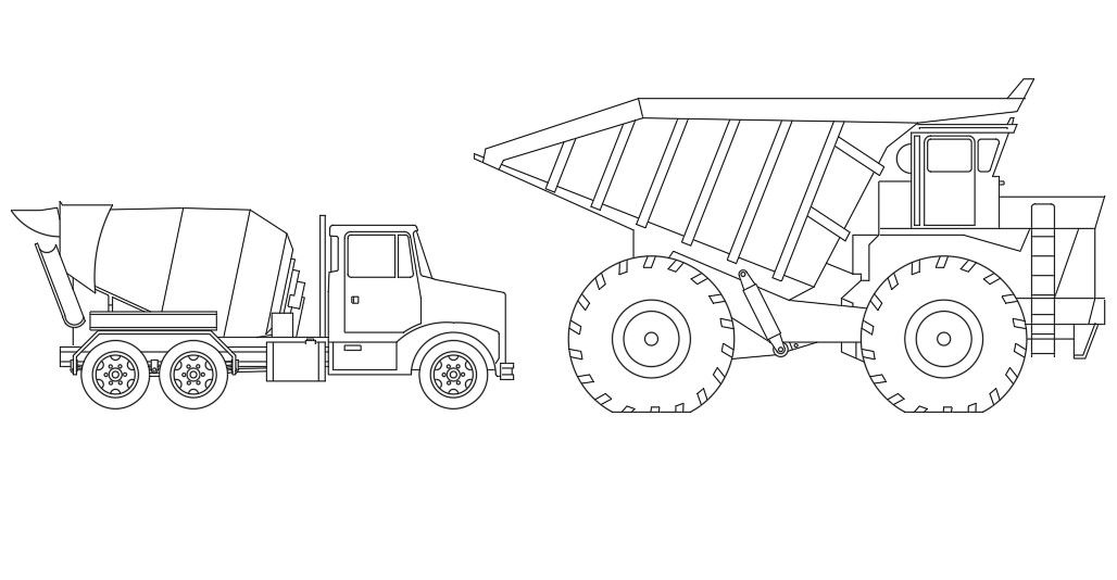 Construction Vehicle AutoCAD Blocks Free Download DWG