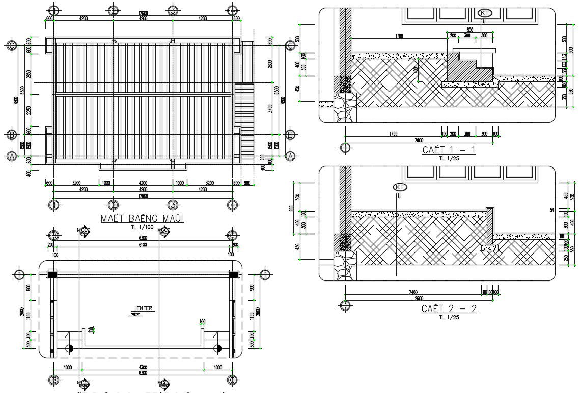 Construction Working House CAD Drawing Download DWG File