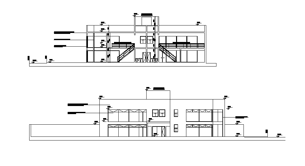 Construction detail of the building is given in this Autocad drawing file. Download now.