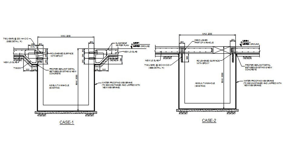 Construction for reinforcement detail given in this autocad file. Download the Auto Cad 2D DWG file now.