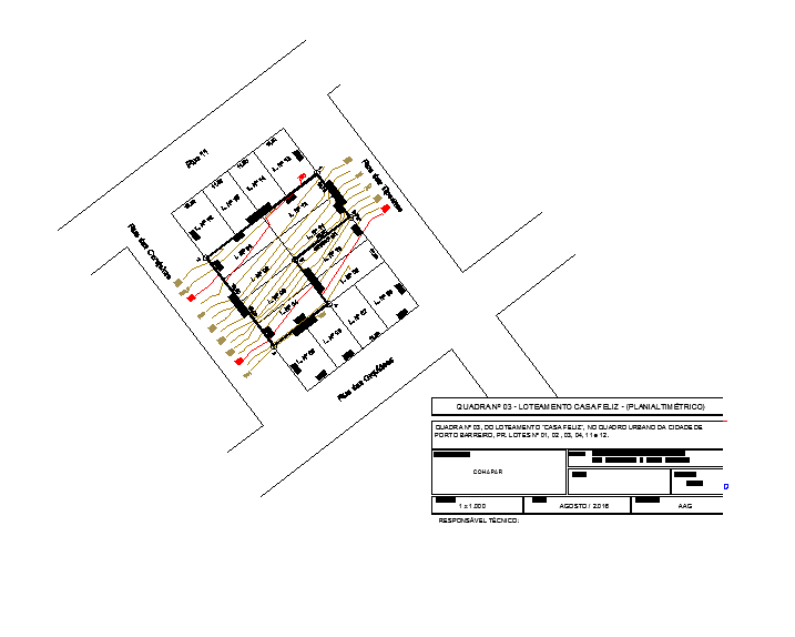 Contour Plan Lay-out Detail