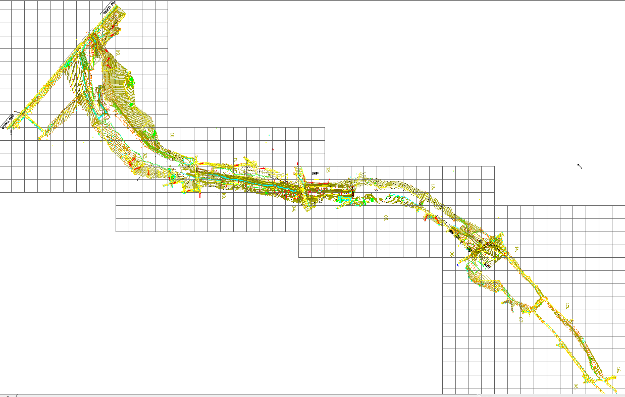 Contour detail and drawing in cad 