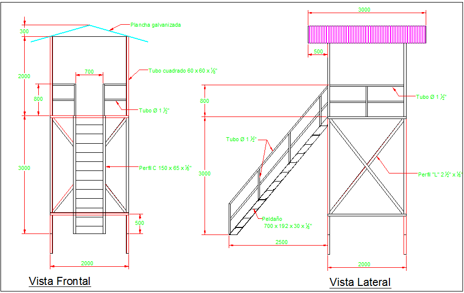 Control tower design view