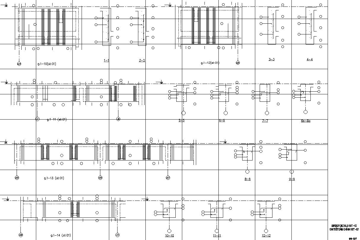 Core and slab structure detail AutoCAD file , 2d drawing dwg file