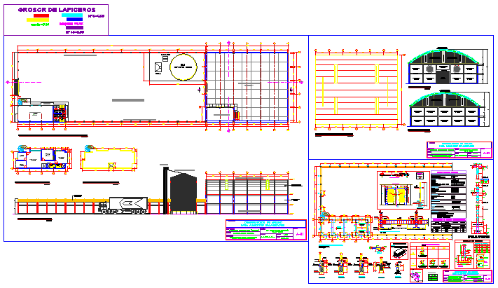 Corn Processing Mill design drawing