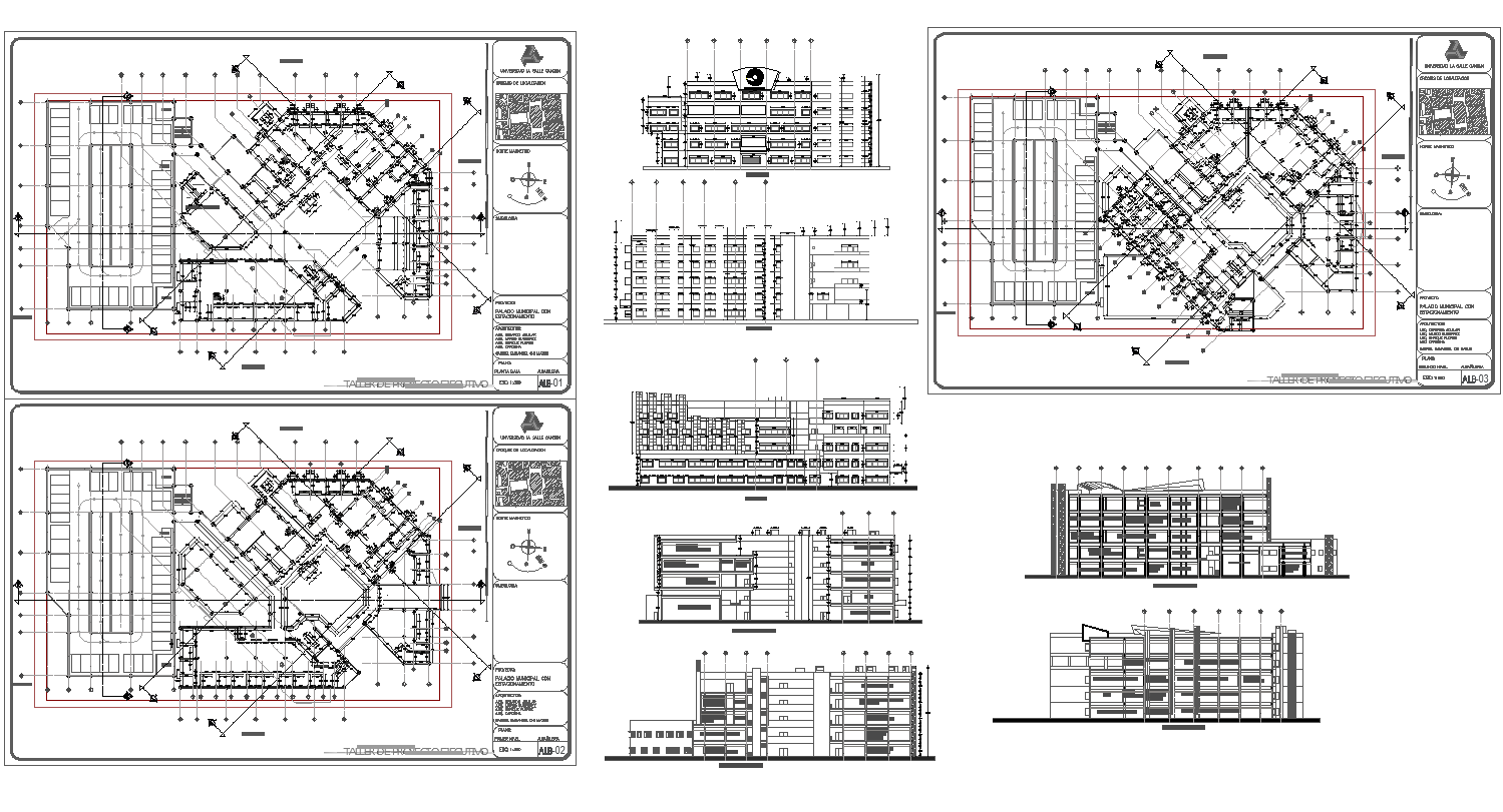 Corporate Building Project detail view
