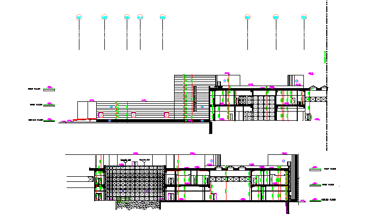 Corporate Office Building Architecture Plan dwg file