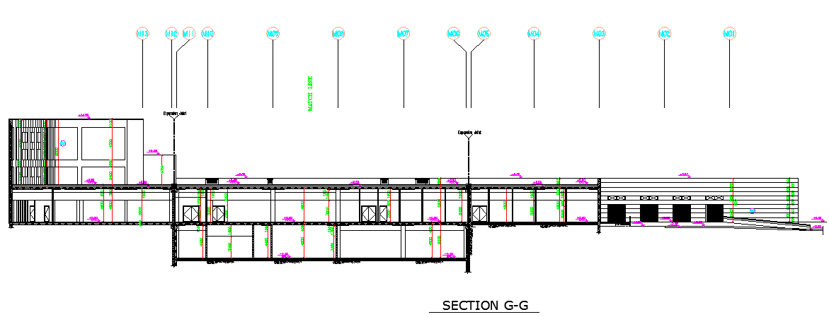Corporate Office Building Plan dwg file